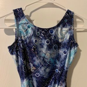 First Impressions - Girls Leotard Blue Millennium